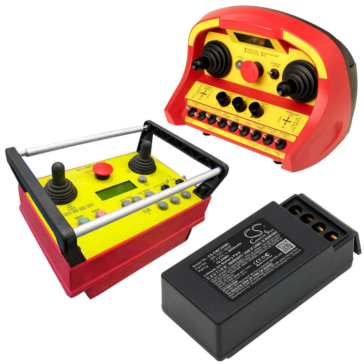 Crane Remote Battery For Cavotec, Mc-3, Mc-3000 7.4v, 2600mah - 19.24wh Crane Remote Control Cameron Sino Technology Limited