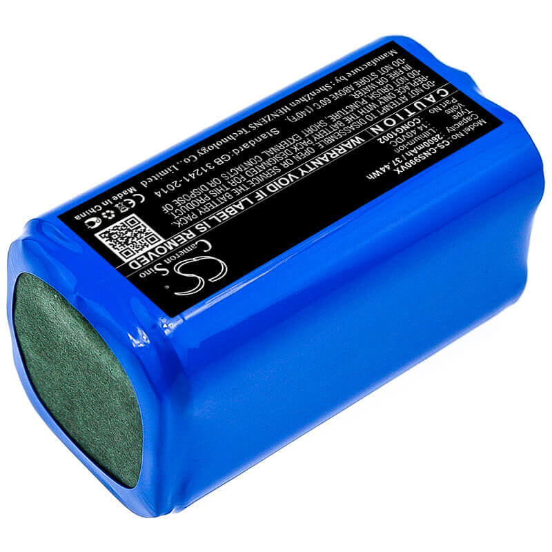 14.4V, Li-ion, 2600mAh, Vacuum battery fits Solac, Neatsvor, Conga 1090, Conga 1090 Connected, Conga 1091, 37.44Wh Vacuum Cameron Sino Technology Limited