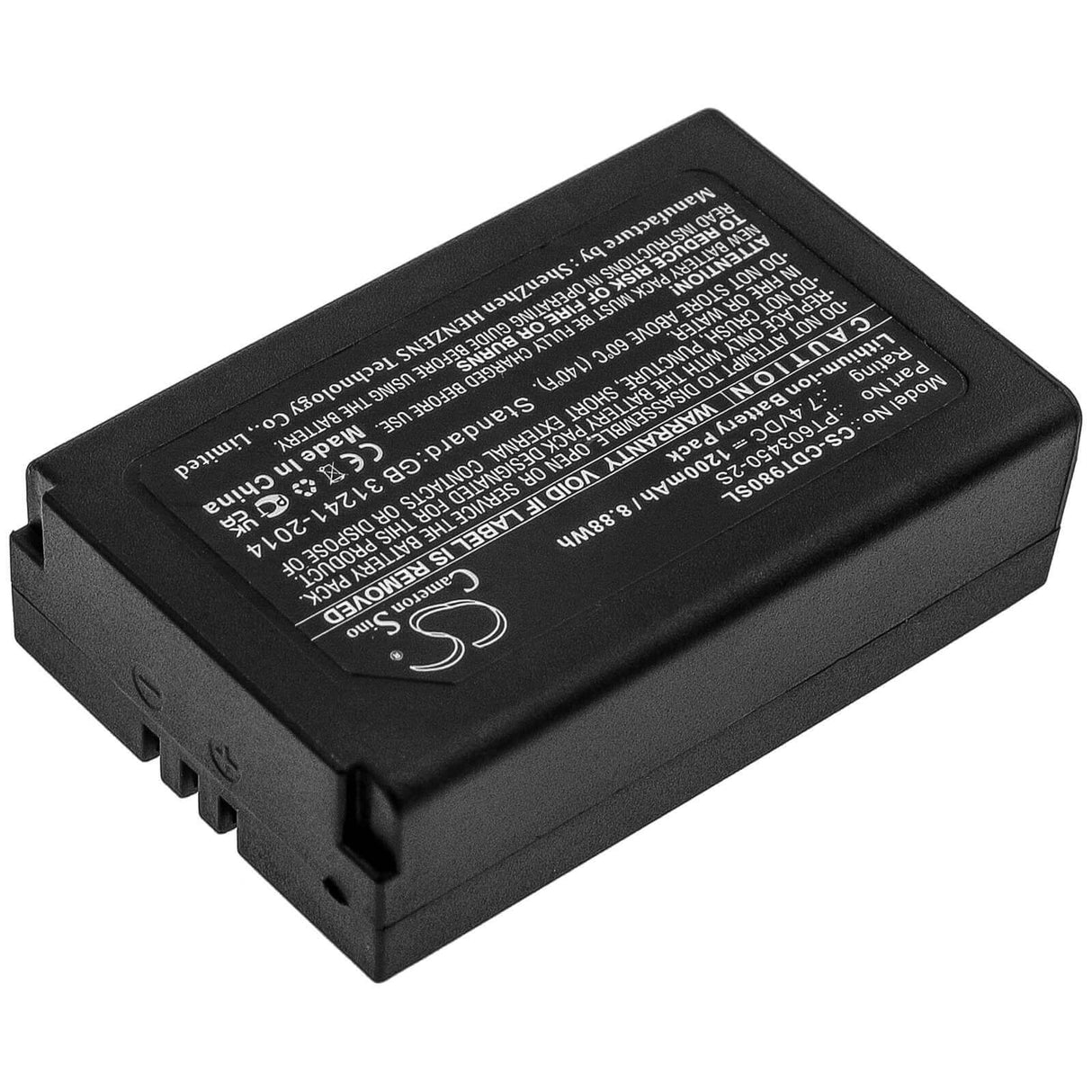 Batterie d'équipement pour Cem, Dt-9880, Dt-9880m, Dt-9881 7.4v, 1200mah - 8.88wh Équipement, Enquête, Test Cameron Sino Technology Limited