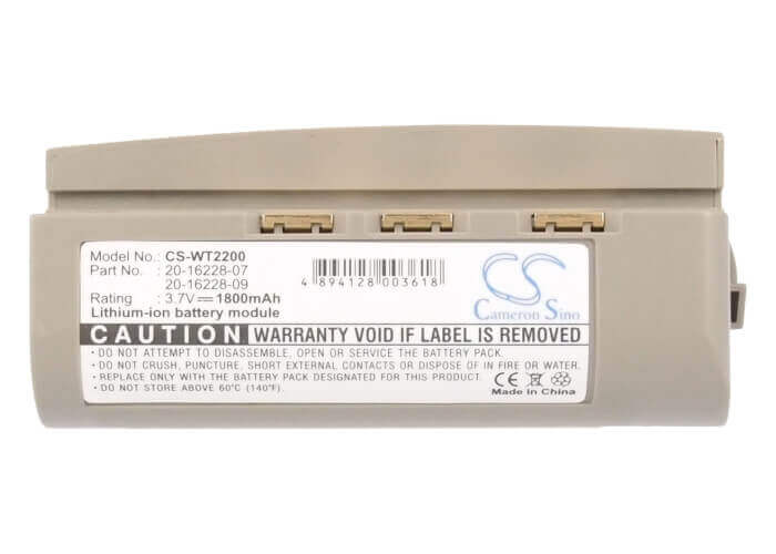 Barcode Scanner Battery For Chameleon Rf Wt2200, Rf Wt2280 3.6v, 1800mah - 6.48wh Barcode Scanner Cameron Sino Technology Limited