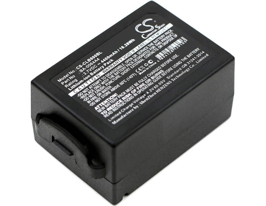 Barcode Scanner Battery For Cipherlab, Cp60, Cp60g 3.7v, 4400mah - 16.28wh Barcode Scanner Cameron Sino Technology Limited