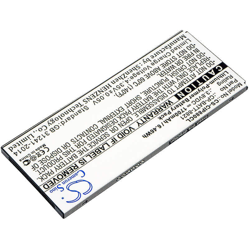 3,8V, Li-Polymer, 1700mAh, batterie de téléphone sans fil compatible avec Cisco, 74-102376-01, 8800, 6,46Wh Téléphone sans fil Cameron Sino Technology Limited (Téléphone sans fil)