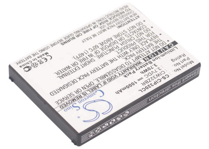 3,7V, Li-ion, 1000mAh, batterie de téléphone sans fil compatible avec Cisco, Ciw32zbr, Linksys Wip300, Wip320, 3,7Wh Téléphone sans fil Cameron Sino Technology Limited (Téléphone sans fil)