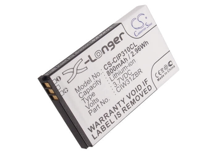 3.7V, Li-ion, 800mAh, Batterie de téléphone sans fil compatible avec Cisco, Ciw31zbr, Linksys Wip310, Wip310, 2.96Wh Téléphone sans fil Cameron Sino Technology Limited (Téléphone sans fil)