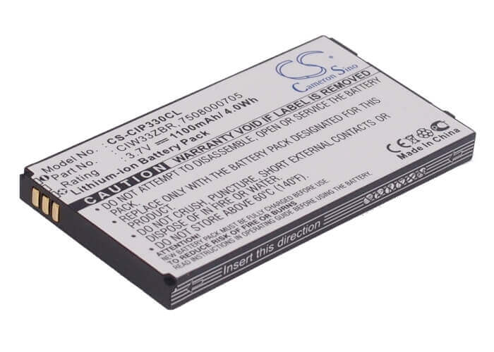 Batterie de téléphone sans fil pour Cisco, Linksys Wip330, Wip330 3.7v, 1100mah - 4.07wh Téléphone sans fil Cameron Sino Technology Limited (Téléphone sans fil)