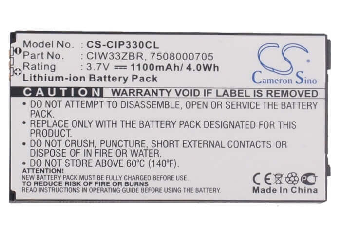 Batterie de téléphone sans fil pour Cisco, Linksys Wip330, Wip330 3.7v, 1100mah - 4.07wh Téléphone sans fil Cameron Sino Technology Limited (Téléphone sans fil)