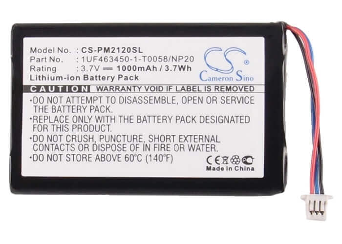 Camera Battery For Cisco M2120, M2120m, F360 3.7v, 1000mah - 3.70wh Camera Cameron Sino Technology Limited (Camera)
