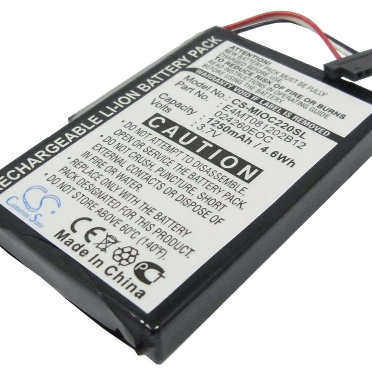 Vhbw 1x Batterie Compatible Avec Pioneer Avic F320BT, CXE-218 GPS, Appareil De Navigation (790mAh, 3,7V, Li-ION