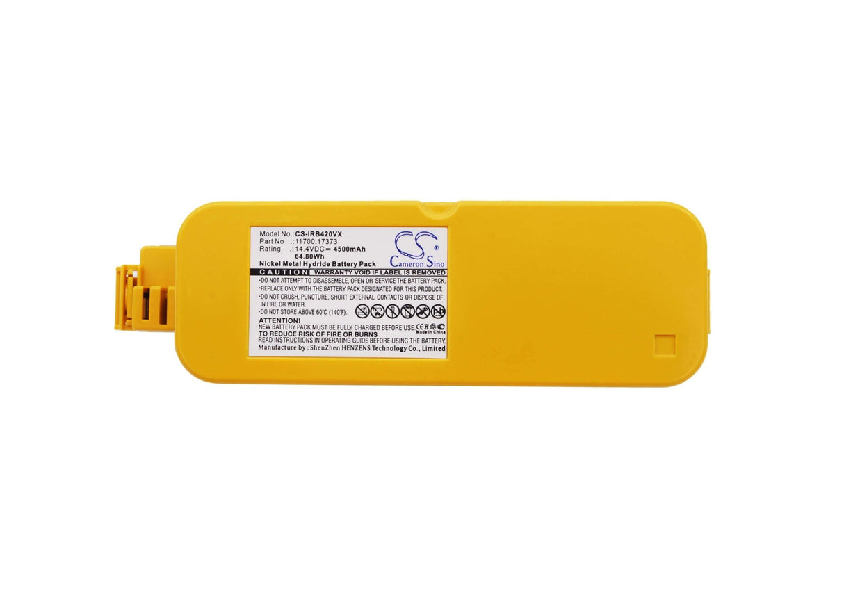 14.4V, Ni-MH, 4000mAh, Vacuum battery fits Goddess, Fun Beat, Robby, Robby Deluxe, Robby Home Xr, 57.60Wh Vacuum Cameron Sino Technology Limited