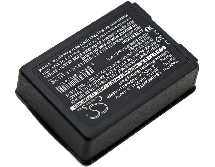 3.7V, Li-Polymer, 1800mAh, Headset battery fits Clear-com, Hme, 104g041, Freespeak Ii, 6.66Wh Wireless Headset Cameron Sino Technology Limited
