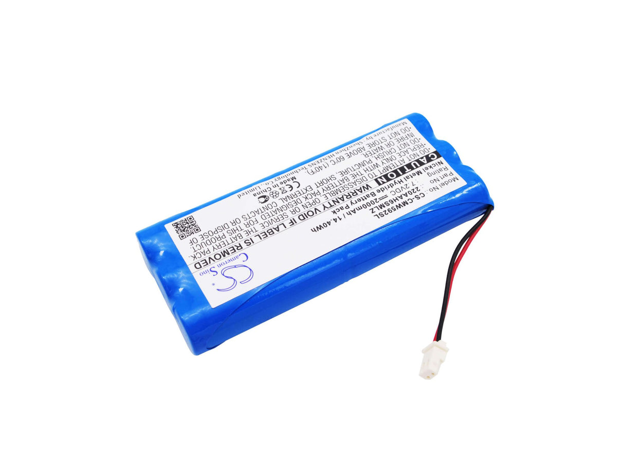 7.2V, Ni-MH, 2000mAh, Communication & Conferencing battery fits Clearone, Nec, 220aah6smlz, 592-158-001, 592-158-002, 14.4Wh Communication & Conferencing Cameron Sino Technology Limited