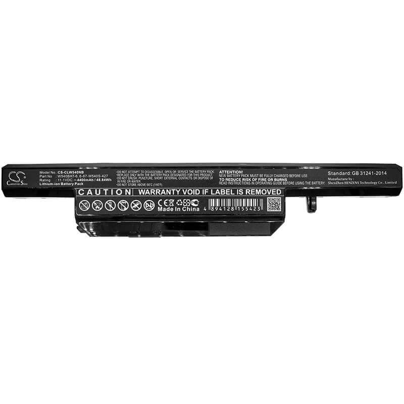 Battery For Clevo, Aquado M1519, Nexoc B509ii, W155eu 11.1v, 4400mah - 48.84wh Notebook, Laptop Cameron Sino Technology Limited