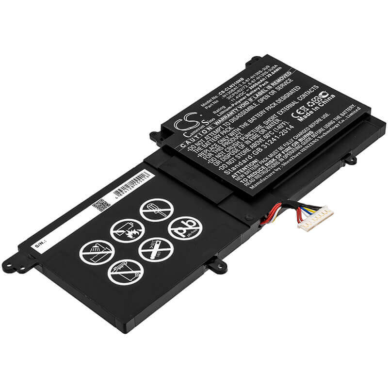Battery For Clevo, N130bu, N130wu, N131bu 11.4v, 2600mah - 29.64wh Notebook, Laptop Cameron Sino Technology Limited