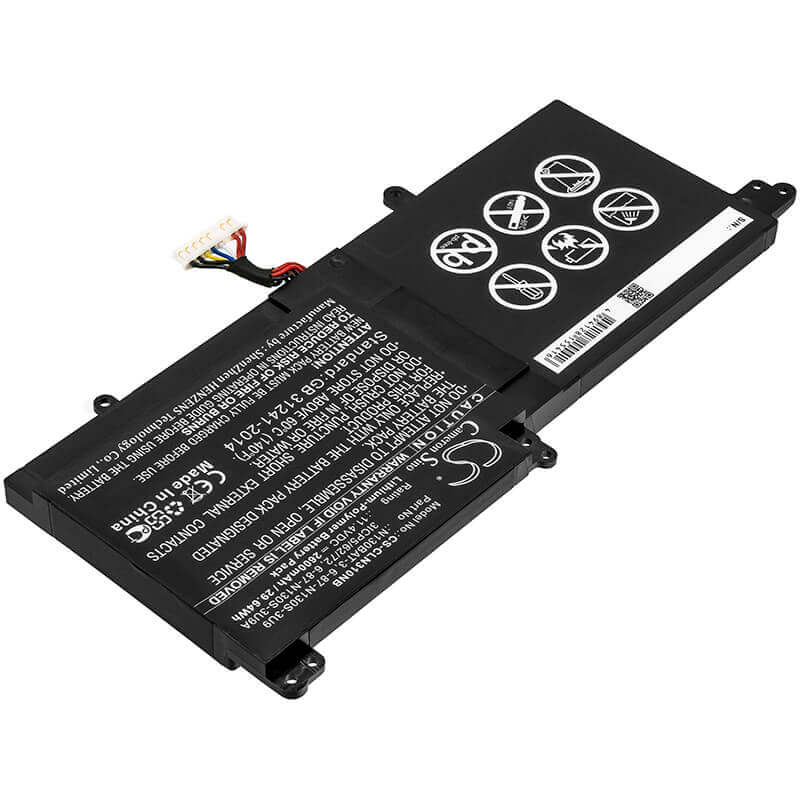Battery For Clevo, N130bu, N130wu, N131bu 11.4v, 2600mah - 29.64wh Notebook, Laptop Cameron Sino Technology Limited