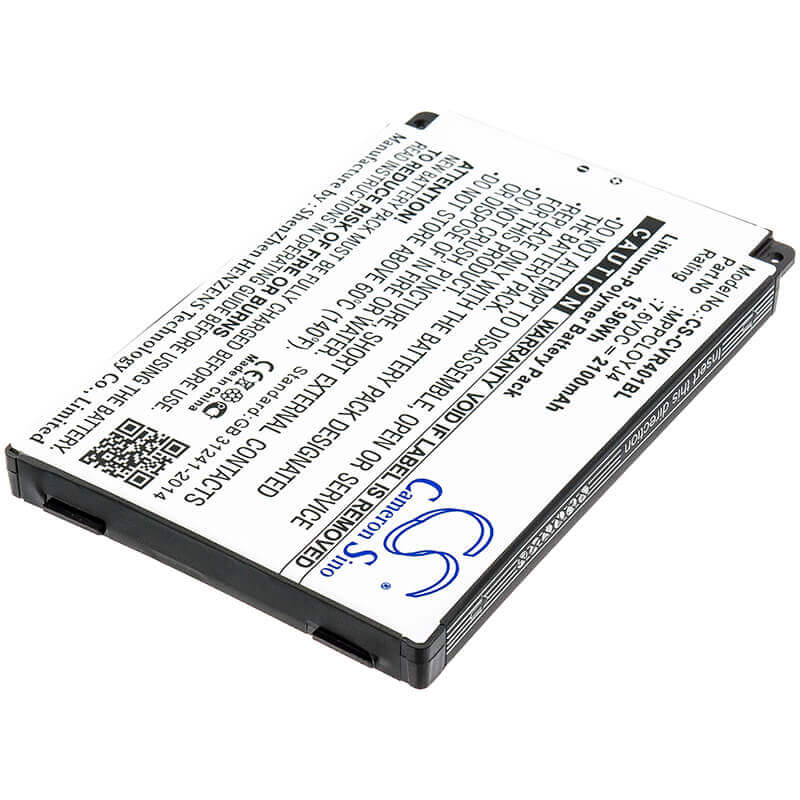 7.6V, Li-Polymer, 2100mAh, Payment Terminal battery fits Clover, Aha22121001, C401u, Flex, 15.96Wh Payment Terminal Cameron Sino Technology Limited