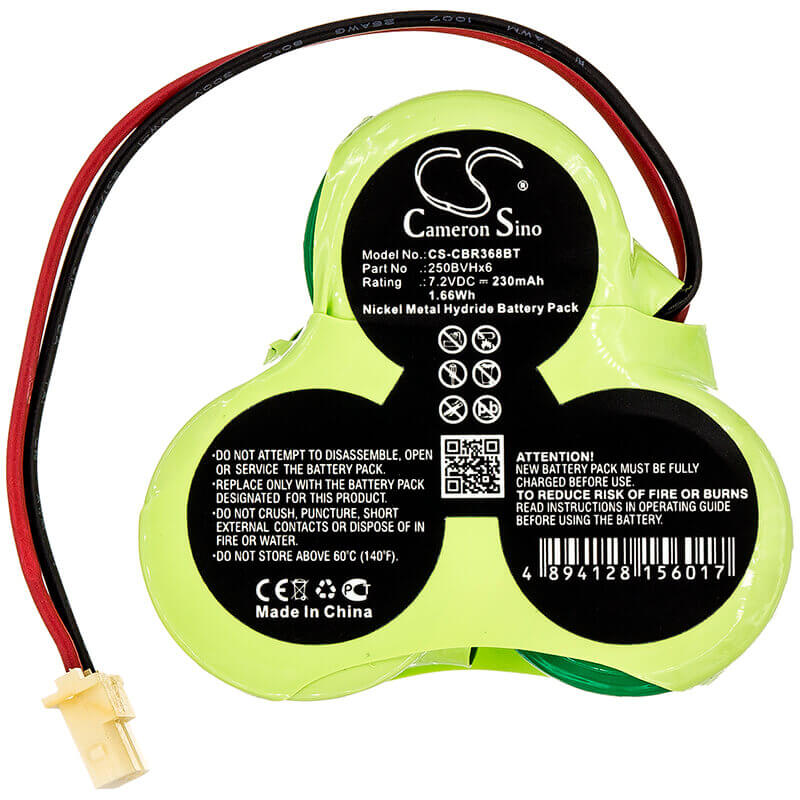 Ni-MH, Alarm Battery For Cobra, 4138, 4138hf, 4198 7.2v, 230mah - 1.66wh Alarm System Cameron Sino Technology Limited