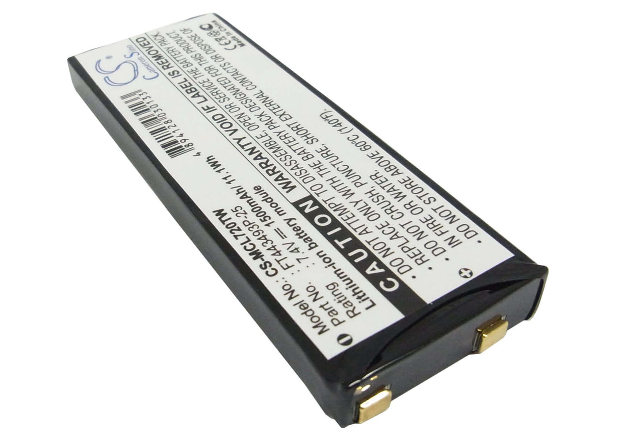7.4V, Li-ion, 1500mAh, Two-Way Radio battery fits Cobra, 103-0005-1, Cxr900, Cxr900 30-mile Radio With Weat, 11.1Wh Two-Way Radio Cameron Sino Technology Limited