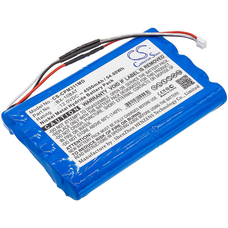 Medical Battery For Colin Medical, Press-mate Pal 3110, Press-mate Pal 3110p 12v, 4500mah - 54.00wh Medical Cameron Sino Technology Limited (Medical)