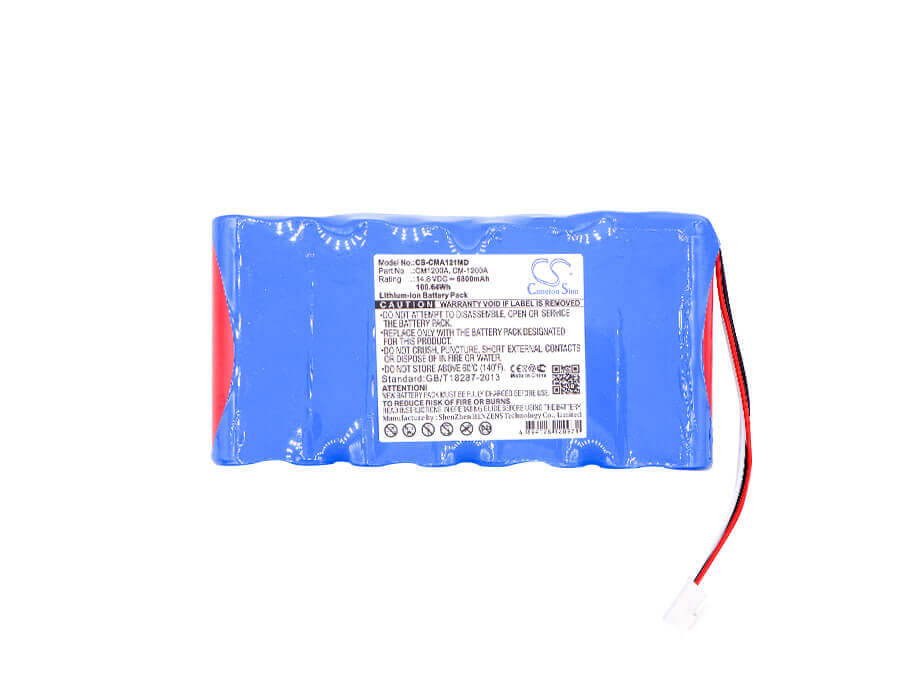 14.8V, Li-ion, 6800mAh, Medical battery fits Comen, 022-000041-00, Cm-1200a, Cm-1200a Ecg, 100.64Wh Medical Cameron Sino Technology Limited (Dangerous Goods)