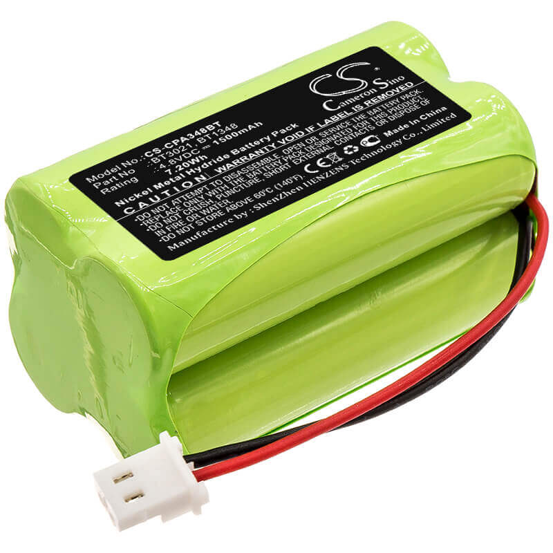 Ni-MH, Alarm Battery For Commpact, Secuself Control Panel 4.8v, 1500mah - 7.20wh Alarm System Cameron Sino Technology Limited
