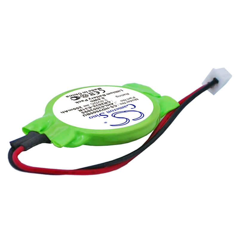 3.0V, Lithium, 200mAh, CMOS / BackUp battery fits Medion, Compaq, Lenovo, Hp, 02hk903, 6033ea, G6000, 0.6Wh CMOS / BackUp Cameron Sino Technology Limited