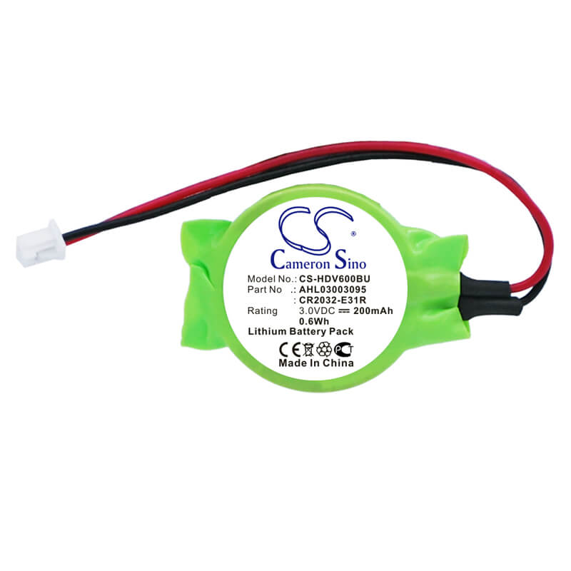 3.0V, Lithium, 200mAh, CMOS / BackUp battery fits Medion, Compaq, Lenovo, Hp, 02hk903, 6033ea, G6000, 0.6Wh CMOS / BackUp Cameron Sino Technology Limited