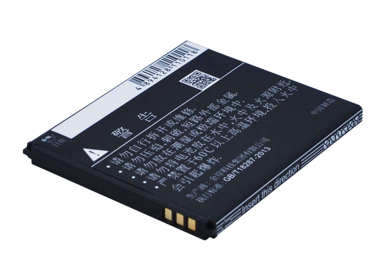 3.7V, Li-ion, 1300mAh, SmartPhone battery fits Coolpad, Cpld-149, 5261, 4.81Wh Mobile, SmartPhone Cameron Sino Technology Limited (Suspended)