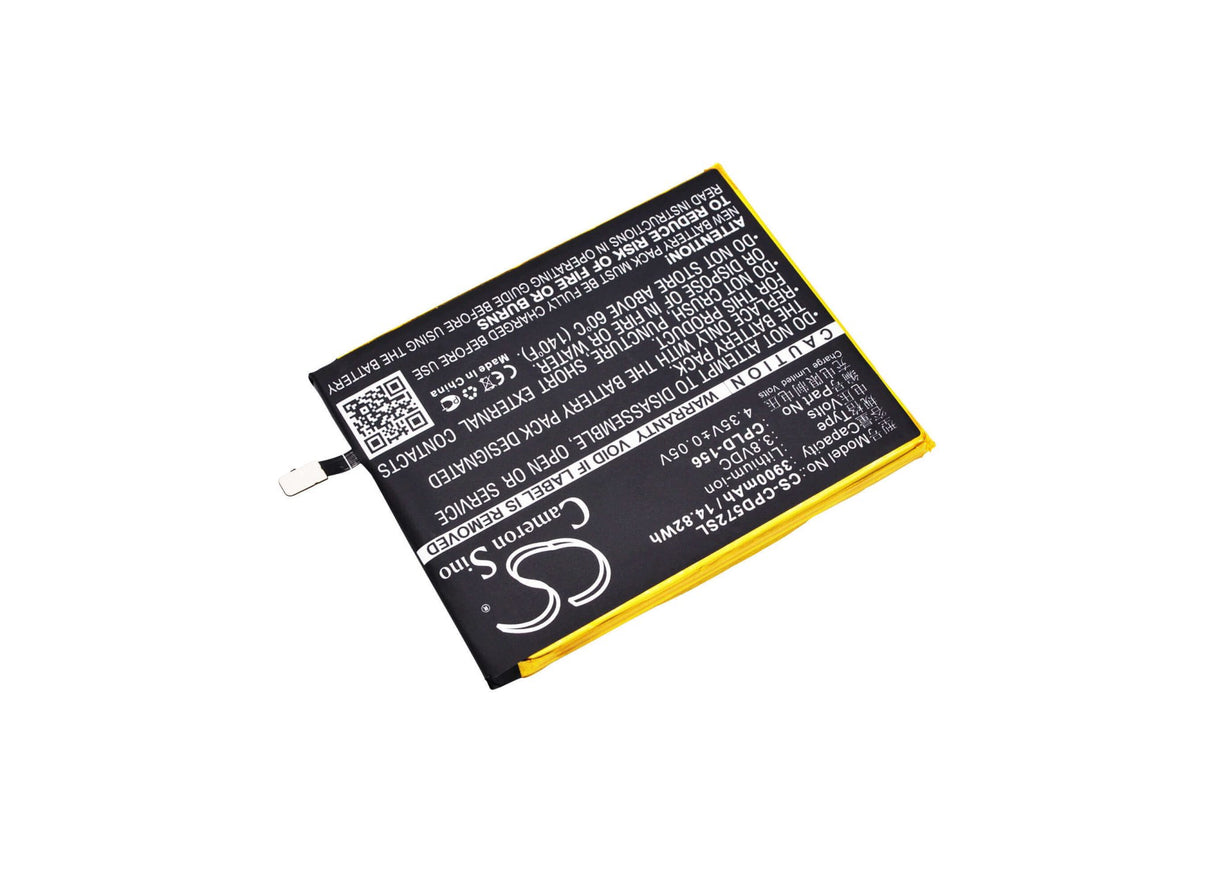 3.8V, Li-Polymer, 3900mAh, SmartPhone battery fits Coolpad, Cpld-156, 5721, 8721, 14.82Wh Mobile, SmartPhone Cameron Sino Technology Limited (Suspended)