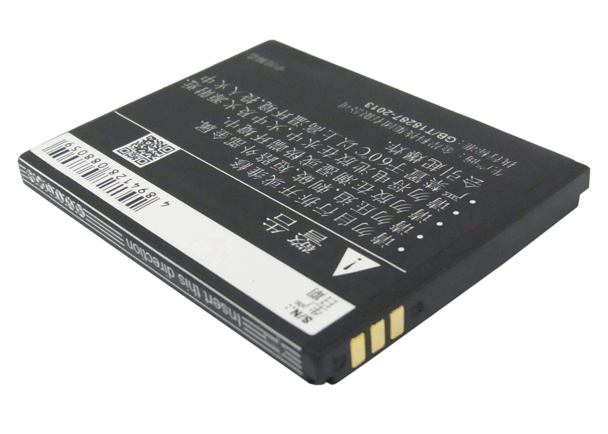 3.7V, Li-ion, 1000mAh, SmartPhone battery fits Coolpad, Cpld-76, 5216, 5860+, 3.7Wh Mobile, SmartPhone Cameron Sino Technology Limited (Suspended)