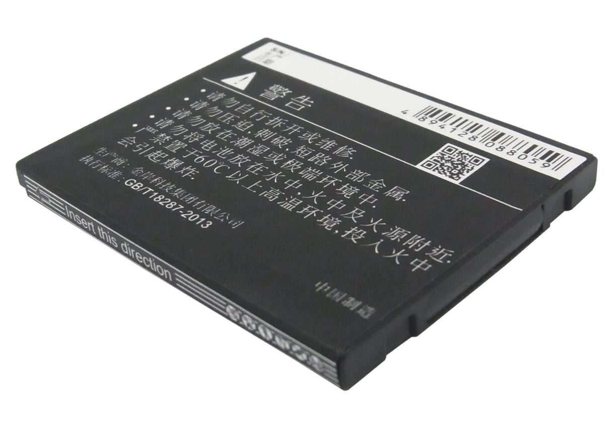 3.7V, Li-ion, 1000mAh, SmartPhone battery fits Coolpad, Cpld-76, 5216, 5860+, 3.7Wh Mobile, SmartPhone Cameron Sino Technology Limited (Suspended)