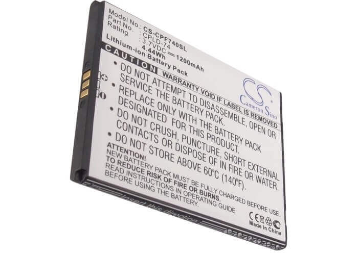Battery For Coolpad 5860e 3.7v, 1200mah - 4.44wh Batteries for Electronics Cameron Sino Technology Limited (Suspended)