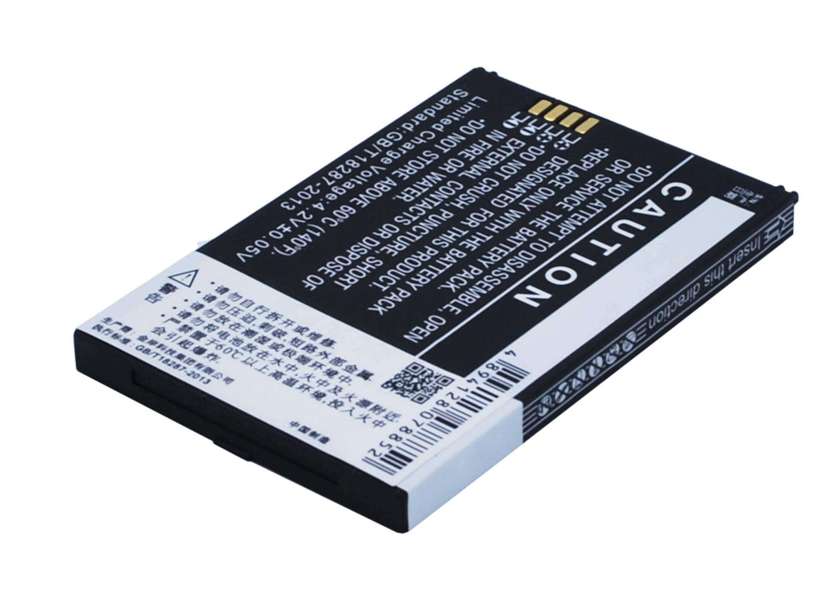 3,7V, Li-ion, 1400mAh, batterie de smartphone compatible avec Coolpad, Cpld-27, 6168, 6168h, 5.18Wh Mobile, smartphone Cameron Sino Technology Limited (Smartphone)