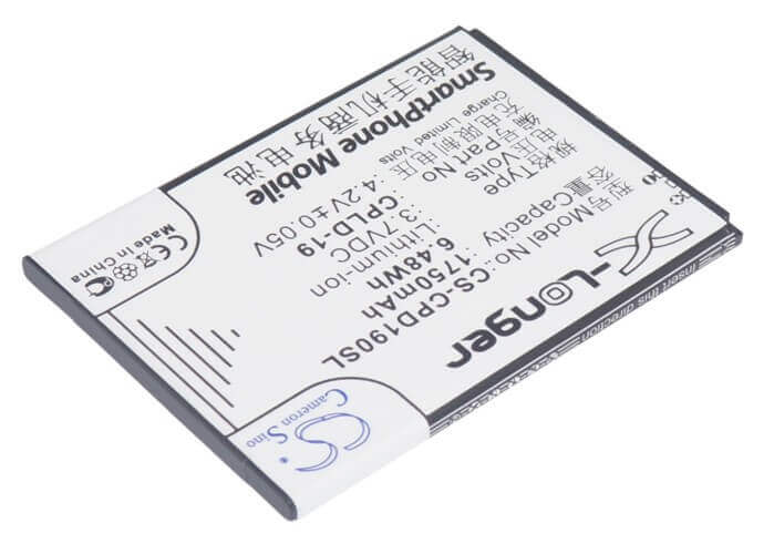 3.7V, Li-ion, 1750mAh, SmartPhone battery fits Coolpad, Cpld-115, 5895, 5930, 6.48Wh Mobile, SmartPhone Cameron Sino Technology Limited (Smartphone)