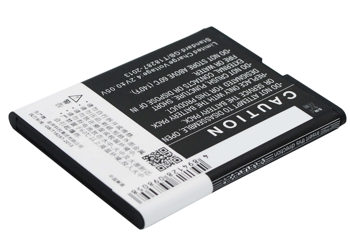 3.7V, Li-ion, 1500mAh, SmartPhone battery fits Coolpad, Cpld-125, 8017-t00, 5.55Wh Mobile, SmartPhone Cameron Sino Technology Limited (Smartphone)