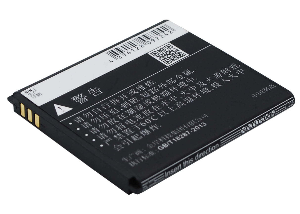 3.7V, Li-ion, 1400mAh, SmartPhone battery fits Coolpad, Cpld-109, 8070d, 5.18Wh Mobile, SmartPhone Cameron Sino Technology Limited (Smartphone)