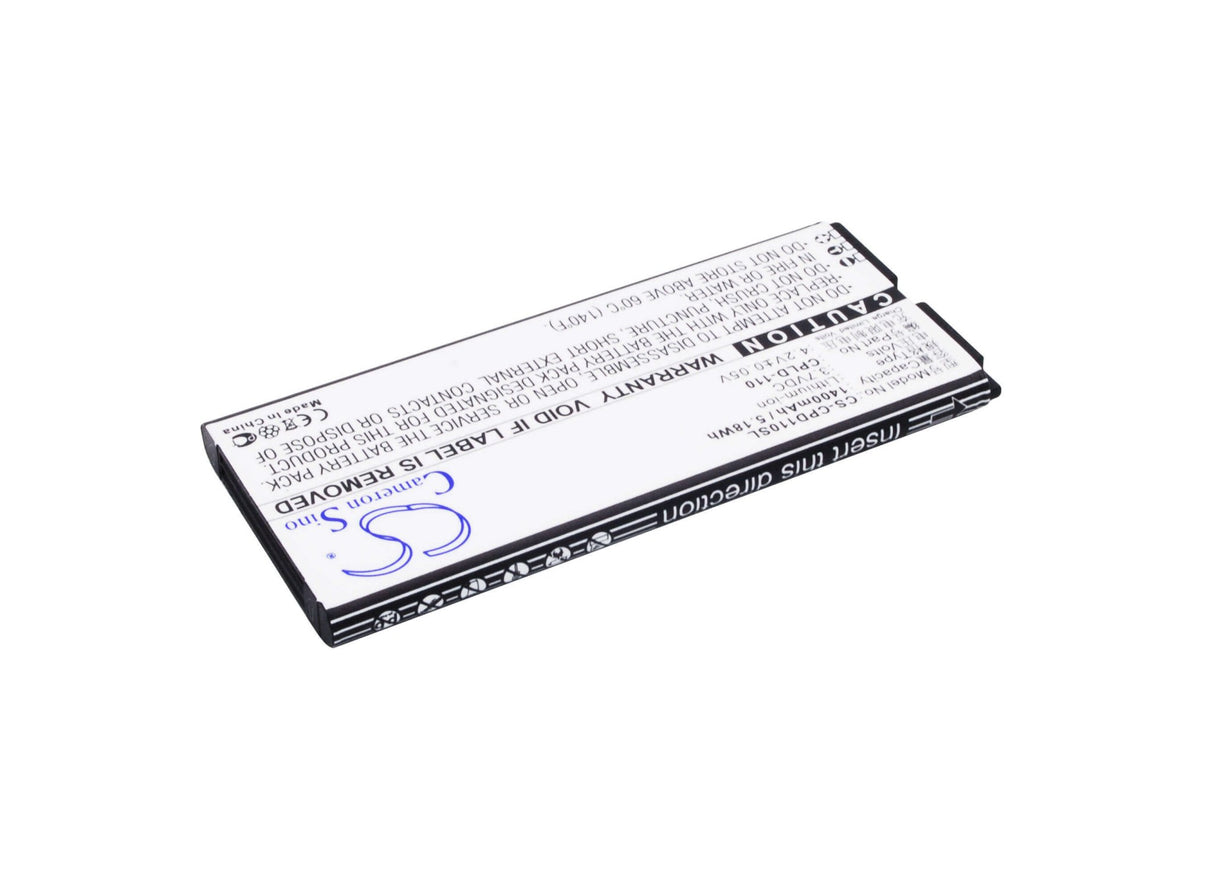 3.7V, Li-ion, 1400mAh, SmartPhone battery fits Coolpad, Cpld-110, 5217, 7060, 5.18Wh Mobile, SmartPhone Cameron Sino Technology Limited (Smartphone)
