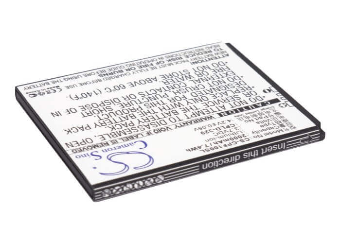 3.7V, Li-ion, 2000mAh, SmartPhone battery fits Coolpad, Cpld-329, 8297, 8297-c00, 7.4Wh Mobile, SmartPhone Cameron Sino Technology Limited (Smartphone)