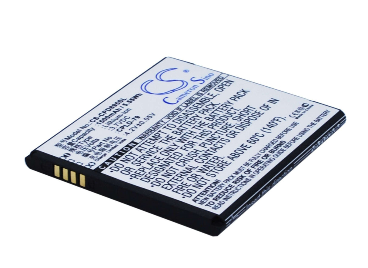3.7V, Li-ion, 1500mAh, SmartPhone battery fits Coolpad, Cpld-79, 8950, 5.55Wh Mobile, SmartPhone Cameron Sino Technology Limited (Suspended)