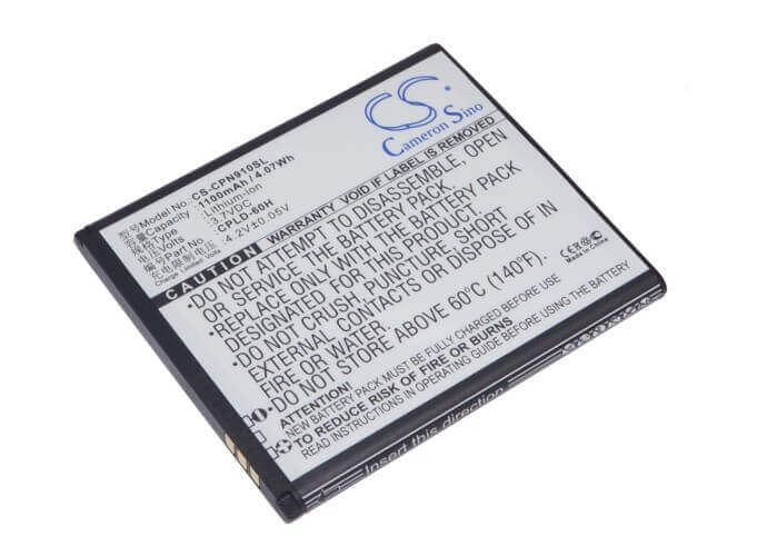 3.7V, Li-ion, 1100mAh, SmartPhone battery fits Coolpad, Cpld-60h, 8150, 9100, 4.07Wh Mobile, SmartPhone Cameron Sino Technology Limited (Smartphone)