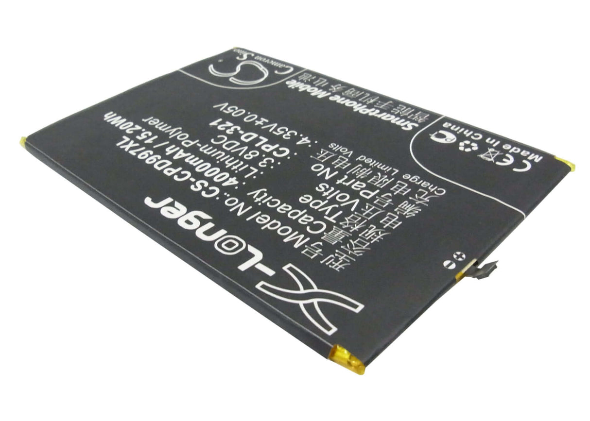 3.8V, Li-Polymer, 4000mAh, SmartPhone battery fits Coolpad, Cpld-317, 1s, 9976a, 15.2Wh Mobile, SmartPhone Cameron Sino Technology Limited (Suspended)