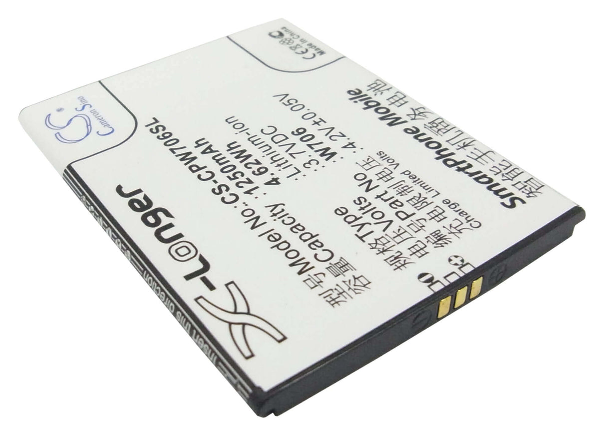 3.7V, Li-ion, 1250mAh, SmartPhone battery fits Coolpad, Cpld-80, 5820, 7005, 4.63Wh Mobile, SmartPhone Cameron Sino Technology Limited (Suspended)