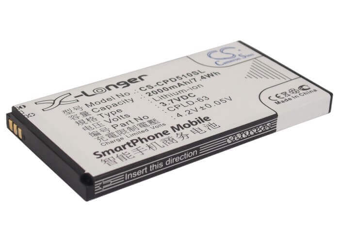 3.7V, Li-ion, 2000mAh, SmartPhone battery fits Coolpad, Cpld-30, 2168, D21, 7.4Wh Mobile, SmartPhone Cameron Sino Technology Limited (Smartphone)