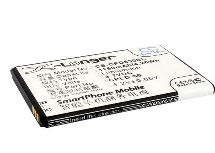 3.7V, Li-ion, 1150mAh, SmartPhone battery fits Coolpad, Cpld-47, 8013, 8811, 4.26Wh Mobile, SmartPhone Cameron Sino Technology Limited (Smartphone)