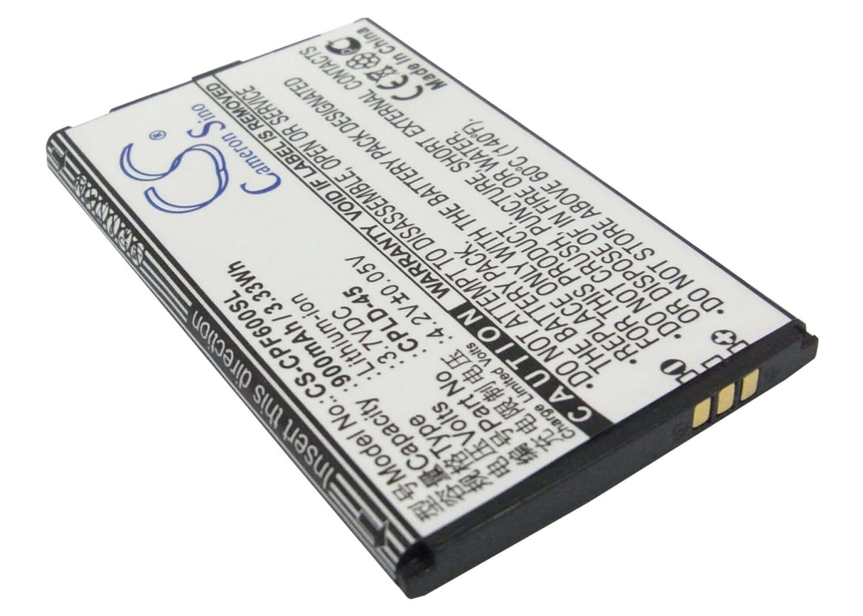 3,7V, Li-ion, 900mAh, batterie de smartphone compatible avec Coolpad, Cpld-45, 8830, E506, 3,33Wh Mobile, Smartphone Cameron Sino Technology Limited (Smartphone)