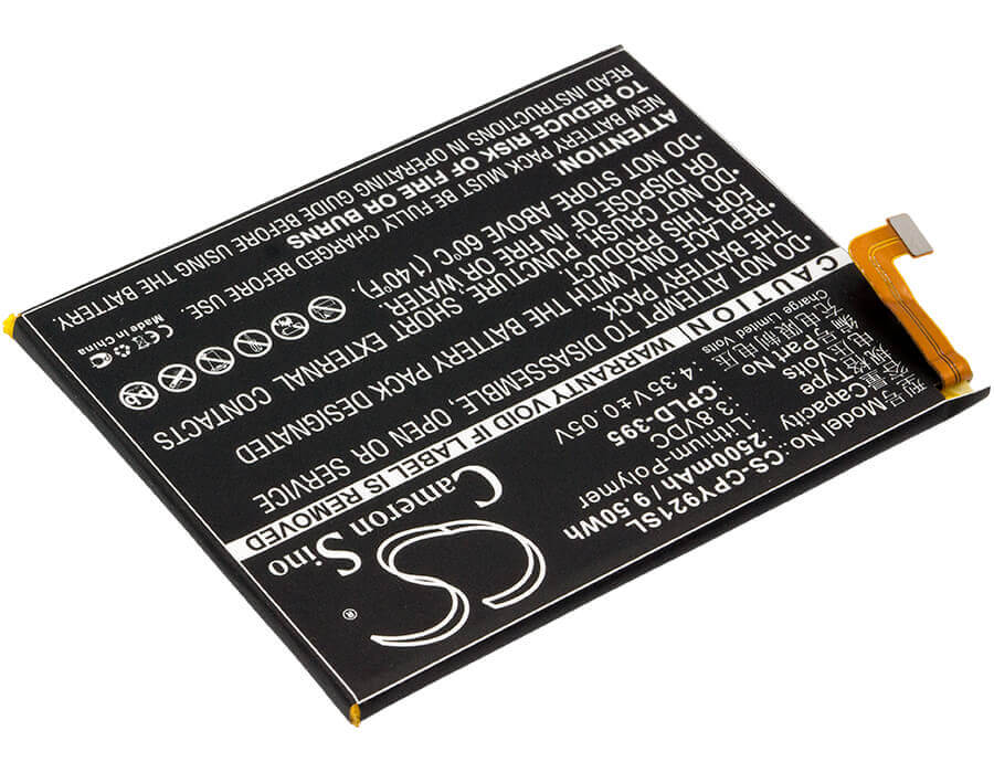 3.8V, Li-Polymer, 2500mAh, SmartPhone battery fits Coolpad, Cpld-395, Fengshang Pro 2, Fengshang Pro 2 Dual Sim, 9.5Wh Mobile, SmartPhone Cameron Sino Technology Limited (Smartphone)