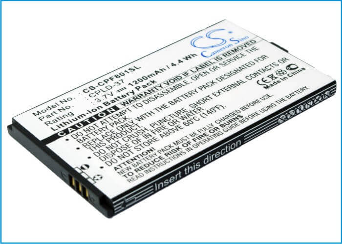 3.7V, Li-ion, 1200mAh, SmartPhone battery fits Coolpad, Cpld-37, F668, F800, 4.44Wh Mobile, SmartPhone Cameron Sino Technology Limited (Suspended)