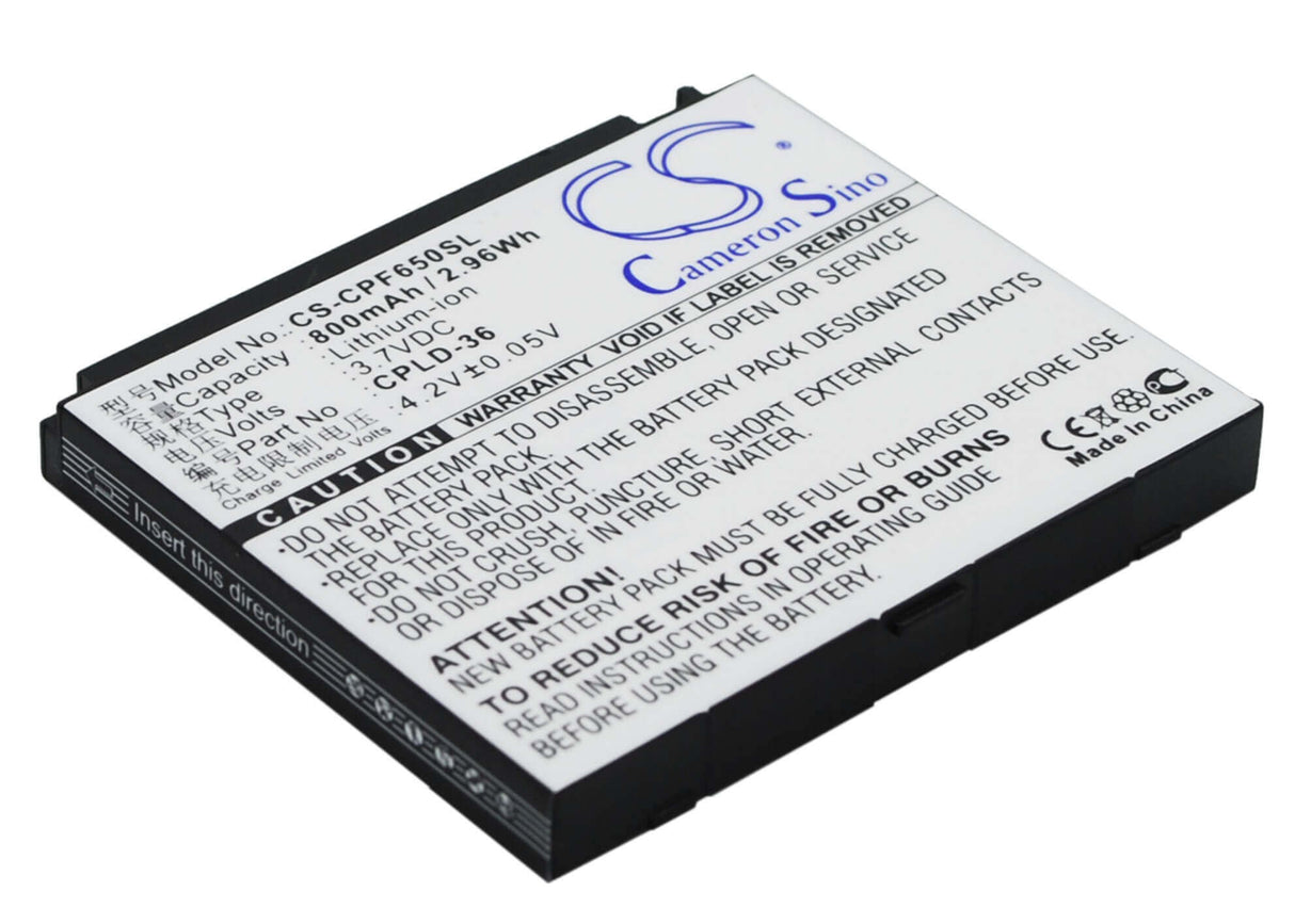 3,7V, Li-ion, 800mAh, batterie de smartphone compatible avec Coolpad, Cpld-36, E230, E270, 2,96Wh Mobile, Smartphone Cameron Sino Technology Limited (Smartphone)