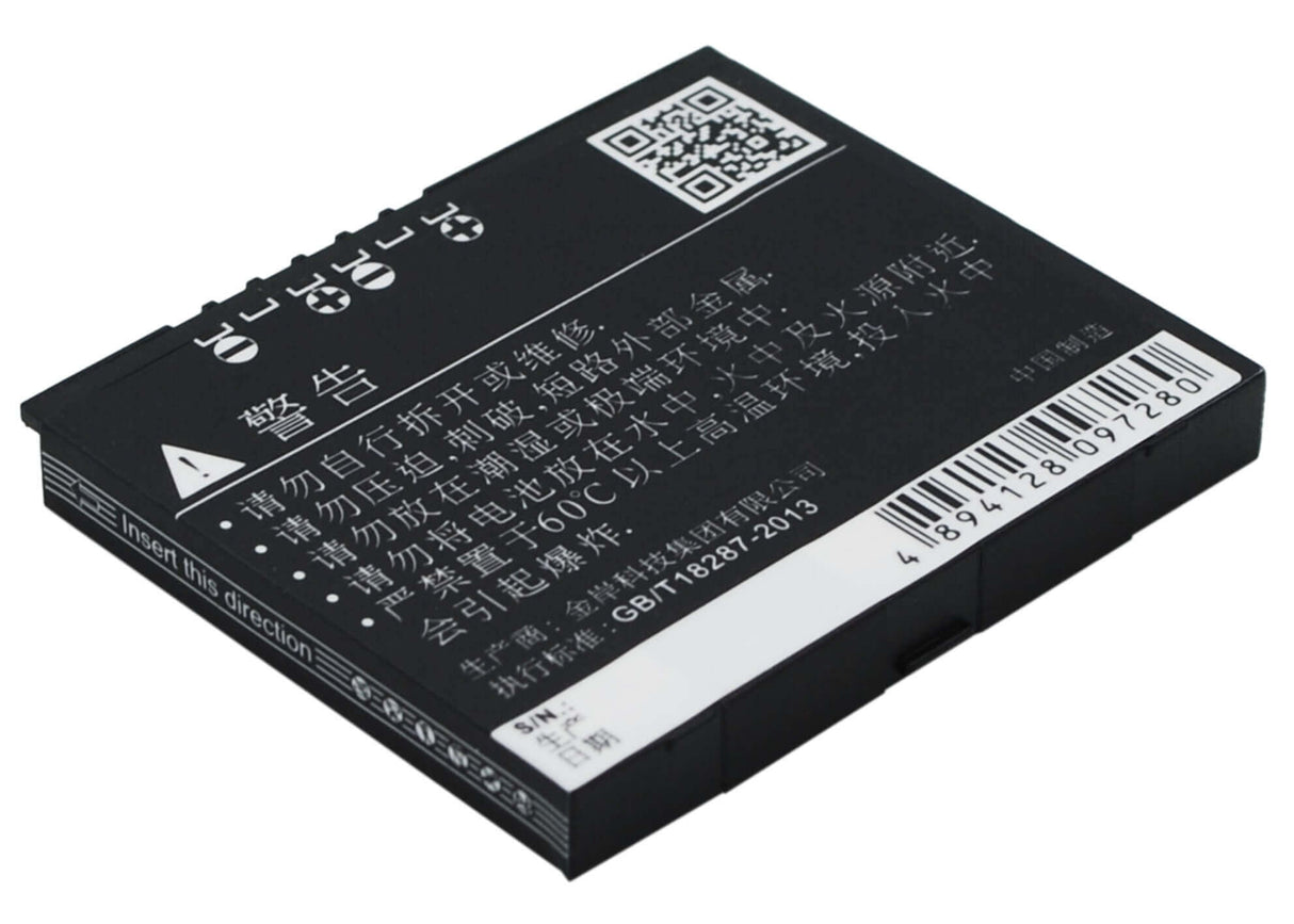 3,7V, Li-ion, 800mAh, batterie de smartphone compatible avec Coolpad, Cpld-36, E230, E270, 2,96Wh Mobile, Smartphone Cameron Sino Technology Limited (Smartphone)