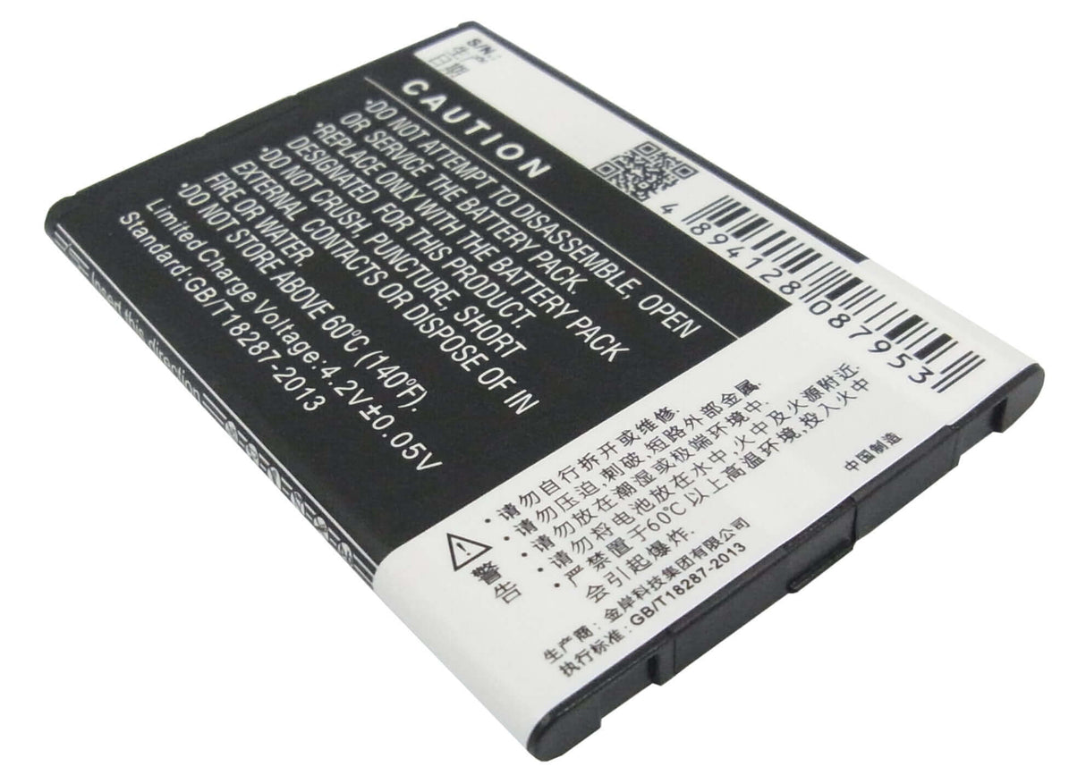 3,7V, Li-ion, 1300mAh, batterie de smartphone compatible avec Coolpad, W708, W708, 4,81Wh Mobile, Smartphone Cameron Sino Technology Limited (Smartphone)