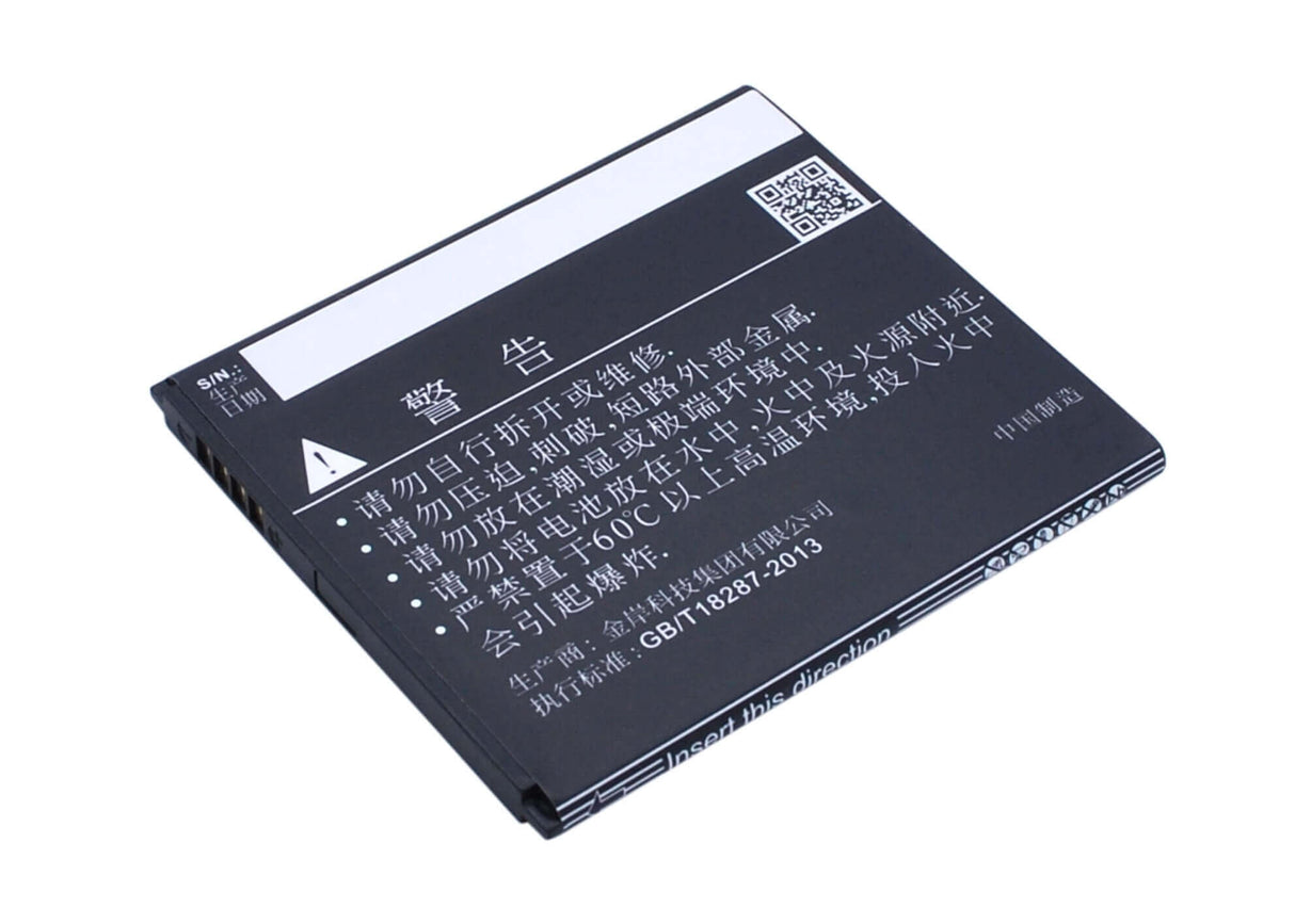 3,7V, Li-ion, 1800mAh, batterie de smartphone compatible avec Coolpad, Cpld-138, Y60-c1, Y70-c, 6,66Wh Mobile, Smartphone Cameron Sino Technology Limited (Smartphone)
